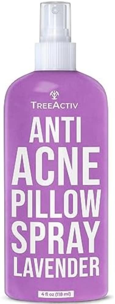 Anti-Acne Pillow Spray, 4 Fl Oz, Lavender Sleep Spray For Pillows, Pure Lavender Essential Oil Air Freshener, Pillow Linen Spray For Bedding, Aromatherapy Lavender Spray For Sleep, 1000 Sprays