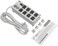Tripp Lite Isobar 8 Outlet Surge Protector Power Strip, 25Ft Long Cord, Right-Angle Plug, Metal, &amp; $50, 000 Insurance (Isobar825Ultra) Gray