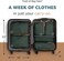 Tripped Travel Gear Compression Packing Cubes For - Luggage And Backpack Organizer Packaging Cubes For Clothes (Green And Brown, 6Piece)