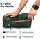Tripped Travel Gear Compression Packing Cubes For - Luggage And Backpack Organizer Packaging Cubes For Clothes (Green And Brown, 6Piece)