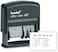 Trodat Economy 12-Message Stamp, Dater, Self-Inking, 3/8 X 2 Inches, Black (E4817)