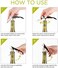 True Brands Truetap Double Hinged Waiters Corkscrew, Top-Notch Stainless Steel Opener With Foil Cutter Built To Last Wine Key Matte Black, Set Of 1