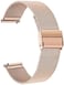 Trumirr Ersatz Fr Garmin Vivoactive 5/Vivomove Trend/Vivomove Sport/Venu Sq 2 حزام يد موسيقي، شبكة Gewebte Edelstahl حزام ذراع معدني Uhrenarmband Ersatzband Fr Garmin Vivomove Sport/Venu 2 Plus 43 مم