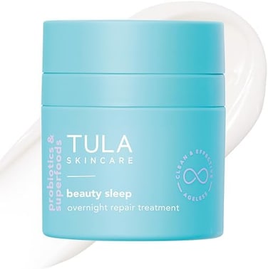 Tula (50ml (New Packaging)) - Probiotic Skin Care Beauty Sleep Overnight Repair Treatment Anti Ageing Night Cream, Contains Natural Peptides, Ahas, Retinol, Vitamin C To Reduce The Appearance Of Li...