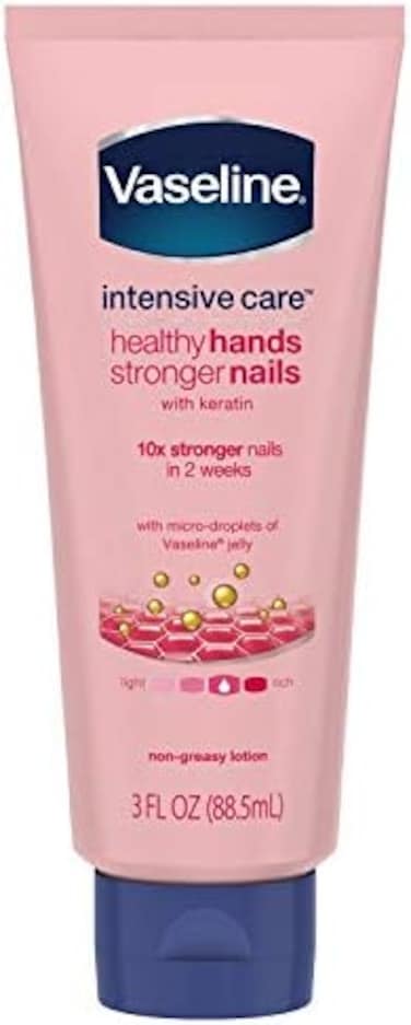 Unilever Vaseline Healthy Hand And Nail Conditioning Lotion For Unisex - 3 Oz Hand Lotion
