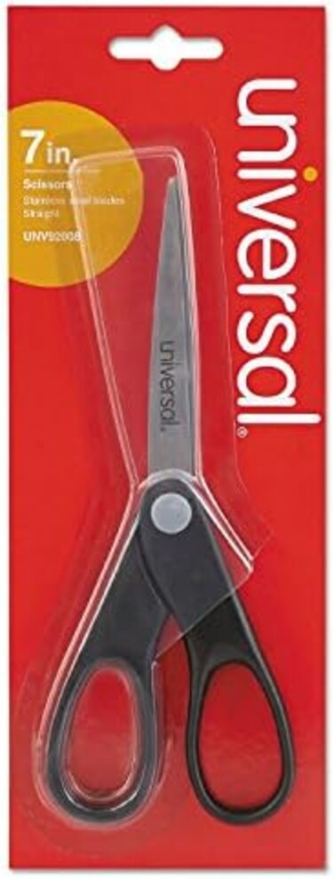 Universal 92008 Stainless Steel Office Scissors, 7" Long, St