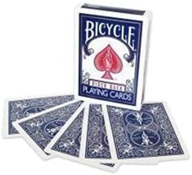Us Playing Cards Double Back (Bicycle) - Blue/Blue