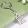 Stainless Steel Hollow Out Animal Keychain Backpack Car Purse Keys Accessories Purse Charm Key Ring For Men And Women