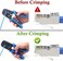 Vce Rj45 Rj11/Rj12 Rj22 Ethernet Crimp Tool Crimper Cutter Stripper All-In-One Multi-Tool For Network Telephone Cat3 Cat5 Cat5E Cat6 Cat6A Modular Connector Plug Cables