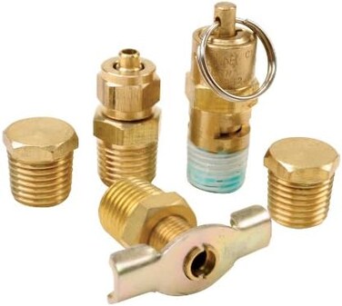 طقم تركيبات منفذ الخزان من فياير 90005، ذهبي