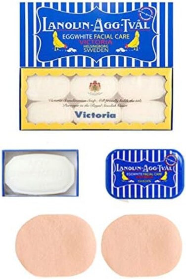 Soaps Of Sweden Swedish Facial Soap Lanolin-Agg-Tval 50G X 7 With Case (Dry Skin/All Skin Type)