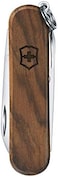 Victorinox Classic SD Swiss Army Knife, Compact 7 Function Swiss Made Pocket Knife With Small Blade, Screwdriver And Key Ring - Walnut