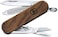 Victorinox Classic SD Swiss Army Knife, Compact 7 Function Swiss Made Pocket Knife With Small Blade, Screwdriver And Key Ring - Walnut