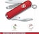 Victorinox Swiss Army Rally Pocket Knife, Red