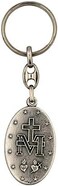 Village Gift Importers 1.5" Large Miraculous Medal Keychain, Driver Accessories, Durable And Detailed Metal, Christian Automotive,
