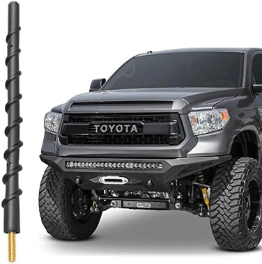 هوائي Vofono 7 بوصة متوافق مع 2000-2021 Toyota Tundra Tacoma، استبدال هوائي مطاطي حلزوني مرن