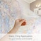 Volcanics Window Privacy Film Static Clings Vinyl 3D Decals, Stickers Rainbow Film For Glass Door Heat Control Anti UV 17.5 X 78.7 Inches