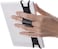 Universal Non-Slip Hand Strap Holder Support With Adjustable Leather Belt Stand With 6In Kindle E-Readers