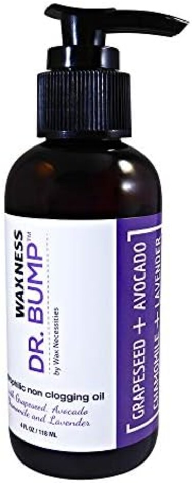 Waxness Dr. Bump Hydrophilic Concentrated Non-Clogging Oil With Grapeseed, Avocado Chamomile And Lavender 4 Ounces