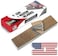 Razor Blades Utility: Single Edge Razor Blades 100 Pack, Razor Blade Scraper Refills, Steel Box Cutter Blades Usa-Made, Safety Straight Edge Razor Blades, Paint Scraper Razor Blades