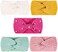 Whaline 5 Pieces Winter Knit Headbands Chunky Knit Headbands, 4 Elastic Turban Head Wraps And 1 Pearl Crochet Hair Band, Ear Warmer Crochet Head Wraps For Women Girls (Candy Colors)