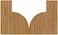 لقم التوجيه 1580 نقطة قطع مستديرة فوق اللقمة مع نصف قطر 3/8 بوصة وقطر القطع 3/4 بوصة وطول القطع 5/8 بوصة
