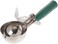 Winco Icd-12 No.12 Ice Cream Disher With Plastic Handle, Stainless, Green, Stainess Steel, Size 12, 3 1/4 Oz Capacity