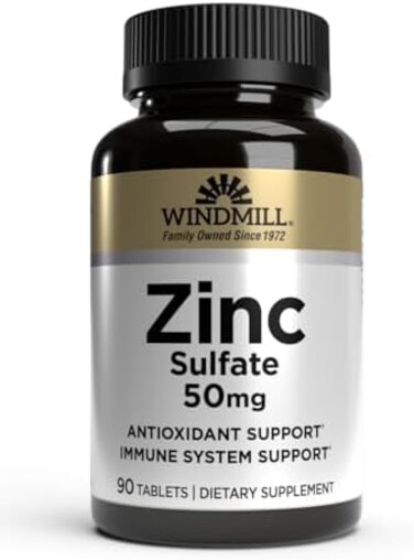 Zinc Sulfate Tablets, 90 Count