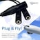 Ga Twin Plug To Airbus Xlr Headset Adapter