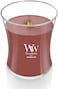 Woodwick Medium Candle-Cinnamon Chai, Red