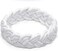 White Cotton Sailor Knot Bracelet, Medium, Cotton