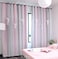 Yancorp 63 Inch Length Room Darkening Blackout Pink Rainbow Curtains For Girls Bedroom Kids Room Ombre Window Panels Living Room (Pink Grey, W52 X L63)