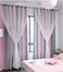 Yancorp 63 Inch Length Room Darkening Blackout Pink Rainbow Curtains For Girls Bedroom Kids Room Ombre Window Panels Living Room (Pink Grey, W52 X L63)