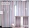 Yancorp Curtains For Girls Bedroom Kids Room Curtain Colorful Window Nursery Curtain 84 Inches Length Room Darkening Grommet 2 Layers (Pink Grey, W52 X L84)