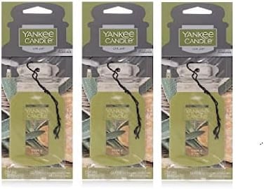 معطر هواء معلق للسيارة من يانكي كاندل برائحة المريمية والحمضيات (عبوة من 3 قطع)
