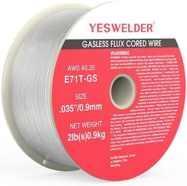 Gasless Flux Core Mig Wire, Mild Steel E71Tgs.035-Diameter, 2-Pound Spool