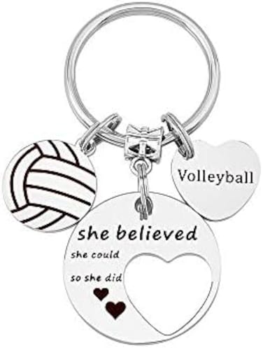 سلسلة مفاتيح الكرة الطائرة هدايا ملهمة لفرق لاعبي الكرة الطائرة التي اعتقدت أنها تستطيع ذلك، لذلك قامت بعمل سلسلة مفاتيح لها