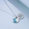 Yfn Compass Pendant Necklace Sterling Silver Navy Anchor Travel Map Necklace For Women Men 18", Sterling Silver, Cubic Zirconia