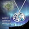 Yfn Compass Pendant Necklace Sterling Silver Navy Anchor Travel Map Necklace For Women Men 18", Sterling Silver, Cubic Zirconia