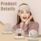 Ysense Beau Confetti Winter Cable Knit Headbands Women Knitted Headbands Twist Lining Plus Velvet Chunky Elastic Thermal Headbands, Head Wrap Winter Ear Warmer Girls Ladies