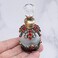 Yu Feng 15ml Crystals Bejewelled Refillable Perfume Bottle Antique Fancy Round Fragrance Restoring Containers
