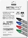 Permanent Markers, Jumbo Size, Set Of 4, Waterproof &amp; Smear Proof Markers, Quick Drying, Great On Plastic, Stone, Wood, Metal And Glass For Doodling And Graffiti Art (Black, Blue, Red, Green)