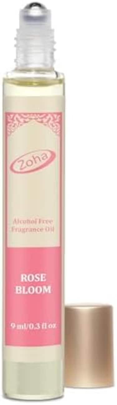 Rose Bloom Perfume For Women And Men, Alcohol-Free Hypoallergenic Vegan Fragrance Oil Roll-On