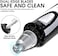 Ear And Nose Hair Trimmer Clipper - 2021 Professional Painless Eyebrow &amp; Facial Hair Trimmer For Men Women, Battery-Operated Trimmer With Ipx7 Waterproof, Dual Edge Blades For Easy Cleansing Black
