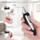 Ear And Nose Hair Trimmer Clipper - 2021 Professional Painless Eyebrow &amp; Facial Hair Trimmer For Men Women, Battery-Operated Trimmer With Ipx7 Waterproof, Dual Edge Blades For Easy Cleansing Black