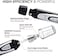 Ear And Nose Hair Trimmer Clipper - 2021 Professional Painless Eyebrow &amp; Facial Hair Trimmer For Men Women, Battery-Operated Trimmer With Ipx7 Waterproof, Dual Edge Blades For Easy Cleansing Black