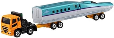 Takara Tomy Tomica Long Type Tomica No.122 Mitsubishi Fuso Super Great H5 Series Shinkansen Hayabusa Transport Vehicles