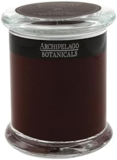 Archipelago Botanicals Havana Glass Jar Candle, Bergamot, Tobacco Flower And Ylang Ylang Scent, Lead-Free Candle Wicks, Burns Approx. 60 Hours (8.6 Oz)