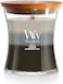 Woodwick Medium Hourglass Candle, Warm Woods - Premium Soy Blend Wax, Pluswick Innovation Wood Wick, Made In USA