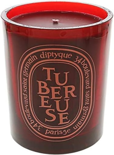 شمعة Diptyque Red Tubereuse، أسود، 10.2 أونصة